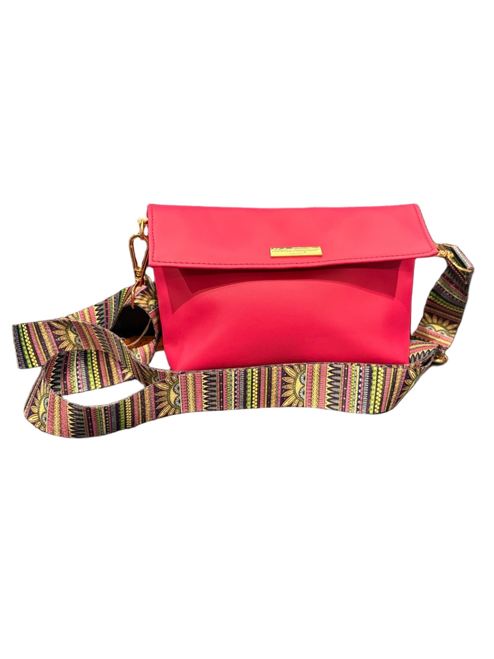 Salvatore Ferragamo Beauty Makeup Bag Converted Crossbody | Hot Pink | NWOT